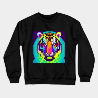 Rainbow Tiger Crewneck Sweatshirt